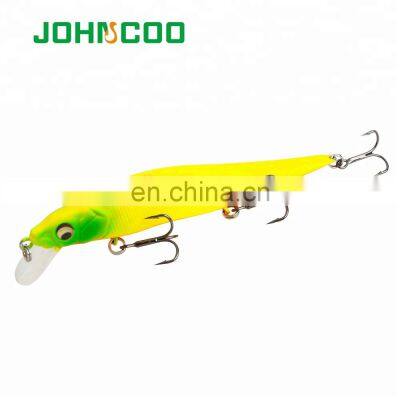 JOHNCOO Professional Fishing Lure 98mm 9.8g Top Water Wobbler Minnow Bass Pike Bait Swimbait