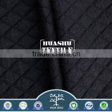 ISO9001 certification New style working diamond pattern air layer knitted fabric