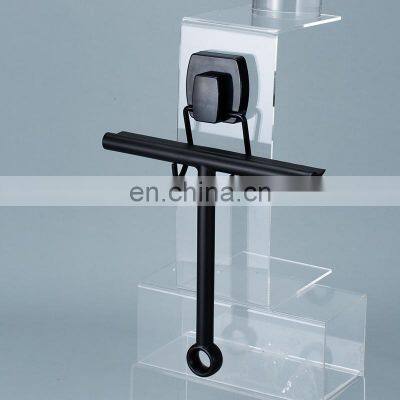 Household Steel Wiper Silicone Steel Shower Squeegee for Window Mirror Bathroom Wiper With Vacuum Sucker and Hook photo-3