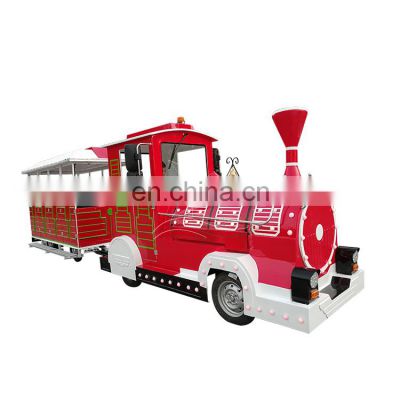 high quality fairground rides electric road tourist train for park