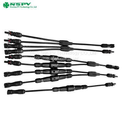 Solar Connector Fuse Branch PV Cable Connector 2To1 Y Fuse Connector photo-2