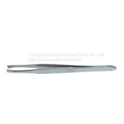 Flat Head Tweezers Plucking Eyebrow Clip Plucking Forceps Small Tweezers Tool Artifact Beard Men Eyebrow Shaving