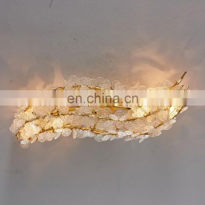 Creative Luxury Wall Lamp Home Decorative Living Room Restaurant Hotel Villa Indoor LED Wall Light Fixture