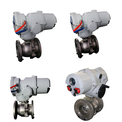 Electric Flange Connection Actuated Pressure Regulating Ball Valve