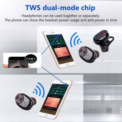 V5 New Products Hot Sale Earphone TWS Wireless Headphone Wireless Bluetoth Headset for Iphone Samsung Huawei LG photo-4