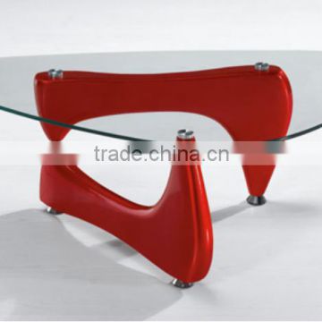 Hot sale Colorful base ABS+Glass top coffee table                        
                                                Quality Choice