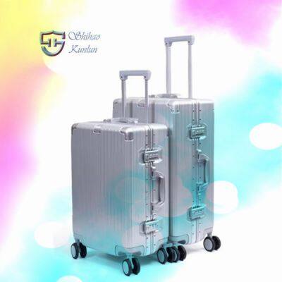 Fashionable Anti-Crack Travel Set Unisex Carry-on Travel Suitcase Set Vintage Style Colorful Luggage Sets 3 Piece