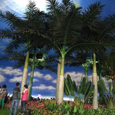 Custom Botanically Accurate Date Palm - Museum-Grade Artificial Tree for Themed Parks, Film Sets & Architectural Projects