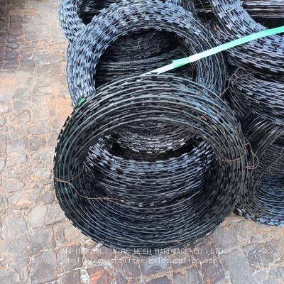 Factory Price Razor Wire Fence/ Razor Barbed Wire/ Galvanized Concertina Razor Wire BOLI photo-3