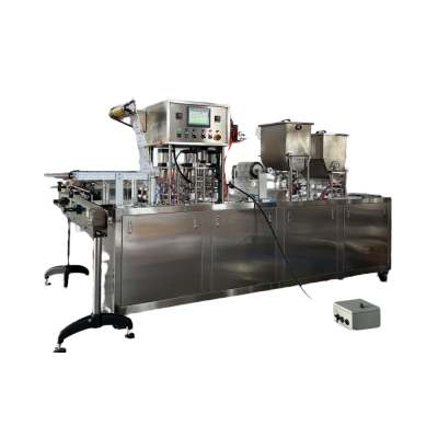 Машина для наполнения и герметизации стаканов с водой/Машина для наполнения и герметизации стаканов с минеральной водой/Машина для наполнения и герметизации стаканов с соусом