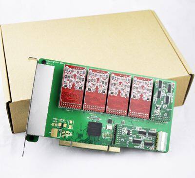 Newest 24 ports asterisk fxo fxs card,ippbx pci card, asterisk PCIe card