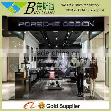 2015 booked metal rack display furniture for clothing store,new design retail clothing store furniture