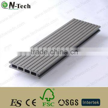 Hollow composite decking board