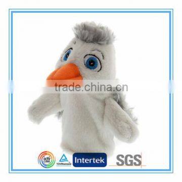 Plush bird hand puppet