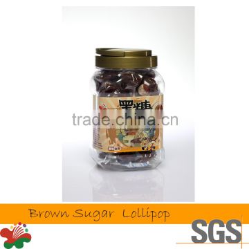 Hot Selling Product Sweet Candy Bottle Brown Sugar Plum Lollipop