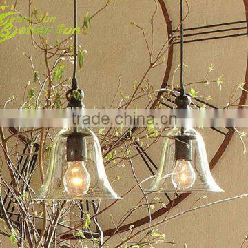 Clear Glass Shade Modern Home Decoration Edison Bulb Light Pendant