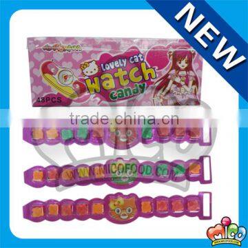 lovely cat watch candy