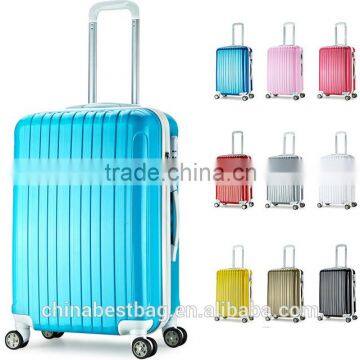 2015 High quality mirror durable wheels trolley bag