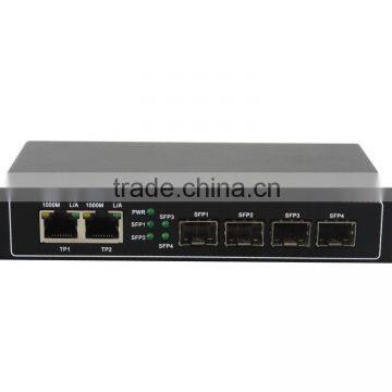 4 Port Gigabit Web Smart Fiber Switch photo-3