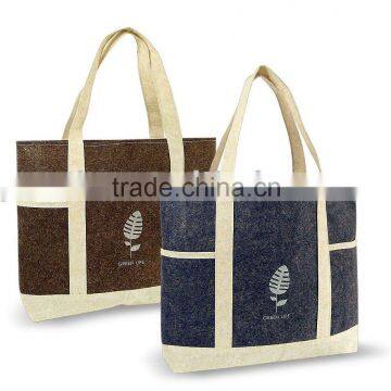 Eco-friendly plain jute shopping bag/ gunny bag