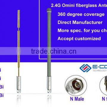 Bulk buy 2.4G fiberglass antenna outdoor Omni antenna with N connector for DTMB-T Video Supervision System