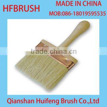 Wooden handle brush