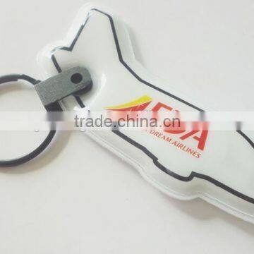 Customized pvc key chain with light for souvenir gifts