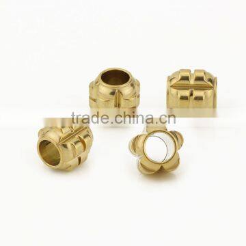 S704 Wholsale gold jewelry making stainless steel flower shape spacer beads