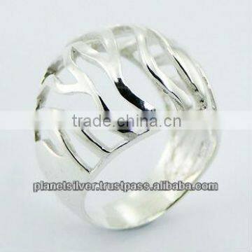 925 Sterling Silver Openwork Planet Silver Designer Ring