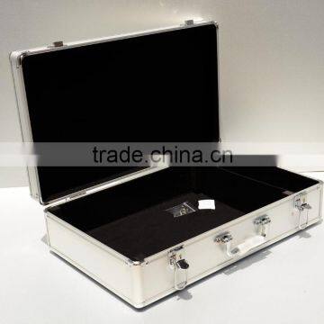 AN57 ANPHY Aluminum Storage Suitcase High Grade Flannelette Settle EVA Panel Transfer Case Large AL Box Handle 46*28*13cm Strong photo-5