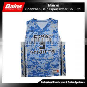 Polyester mesh camo basketball uniform/sublimation basketball uniform/philippines custom basketball uniform