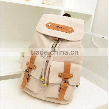 Hotsale Hot Promotion 2016 Women's Vintage Canvas Satchel Backpack Rucksack Shoulder School Bags For Teenagers Girls Backpacks photo-2