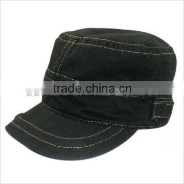 high quality washed material officer hats and conductor hats