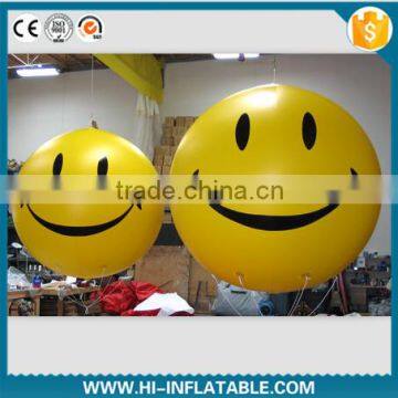 Custom design inflatable balloon smile face on sale