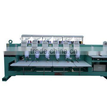 High speed 6 head hat embroidery machine