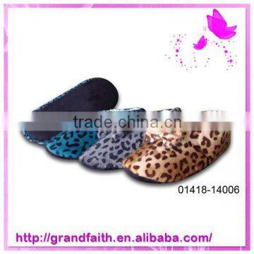 factory direct sales warm indoor slipper printed lattice