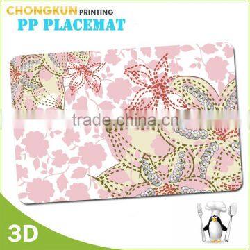 Cheap 3d kids plastic placemats