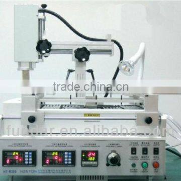 Cost low HT 390 3 temperature zones hot air infrared heating bga rework station for laptop motherboard