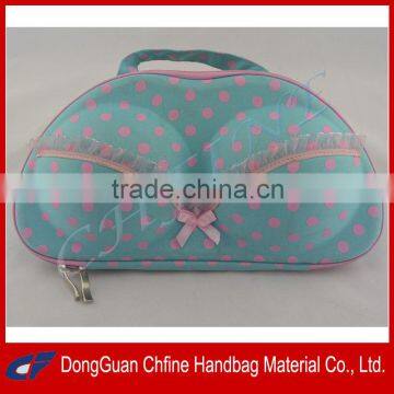 CFBCD5-00001 Polka dots EVA hard shell portable eva bra case