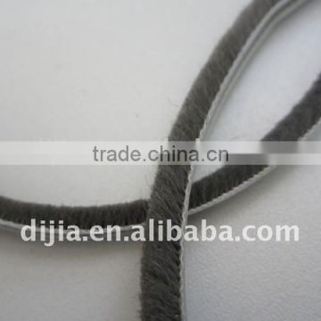 High performance gray weather strip for aluminum window frame