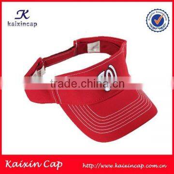 wholesale custom embroidered high quality sun visor hat and cap