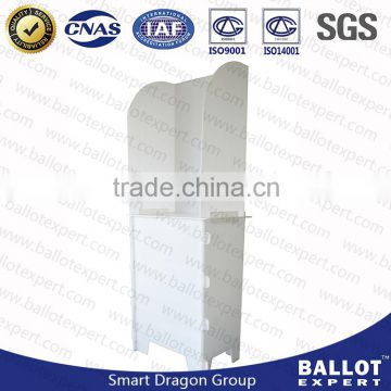 Portable Corrugated Plastic Floor Top Sale Voting Booth