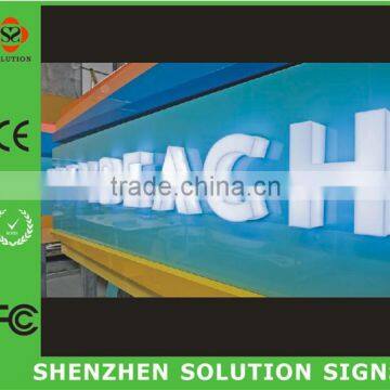 Outdoor 3d Frontlit RGB Acrylic Letters photo-5