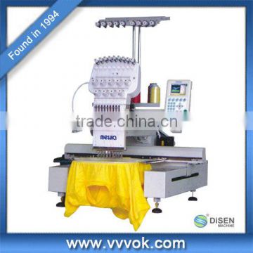 9 needles single head embroidery machine