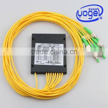 Made in China Price FTTH 1*8 Optical fiber coupler Fiber Optic Splitter with FC SC connector