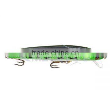 CHMN18 wholesale minnow hard lure ABS plastic stainles steel hook fast sinking lure