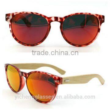 2015 Hot Design Bamboo Temple Sunglasses PC Frame Unique Eyewear Durable Sunglasses photo-2