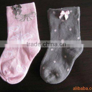 children jacquard cotton socks