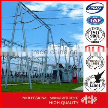 750KV Zinc-coated Galvanized Transformer Substation electrical steel Structures