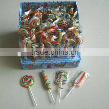 colorful lollipop candy